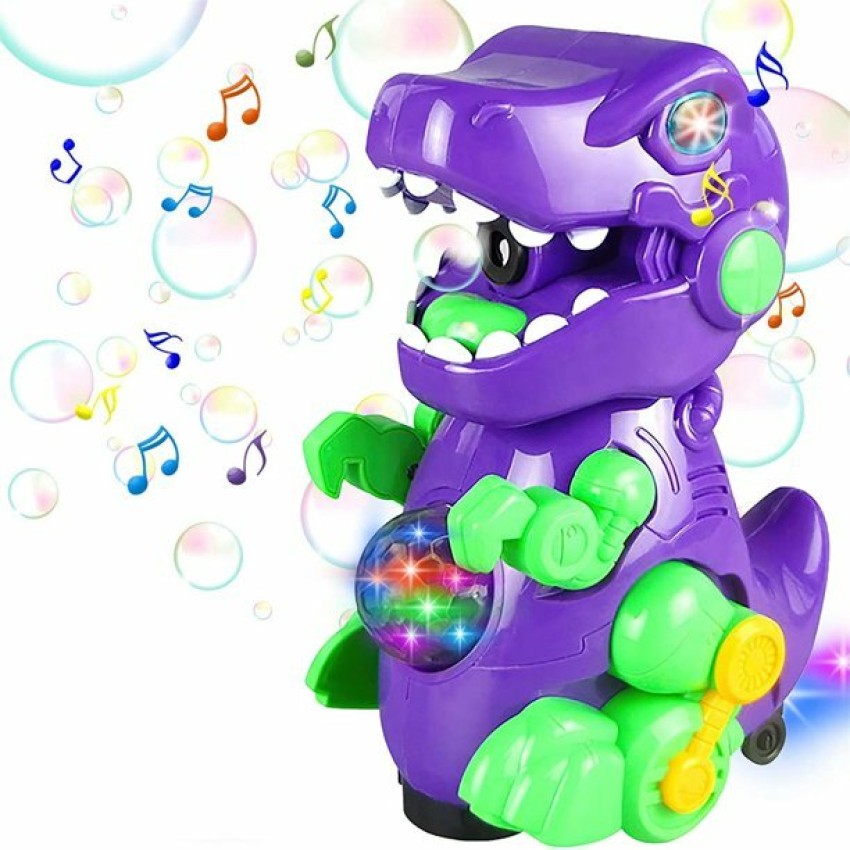 Hurray Toys Dino Bubble Machine Toy Bubble Maker Series for Kids