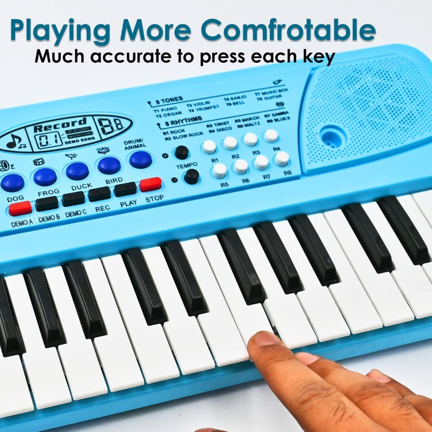 Blue keyboard sales piano