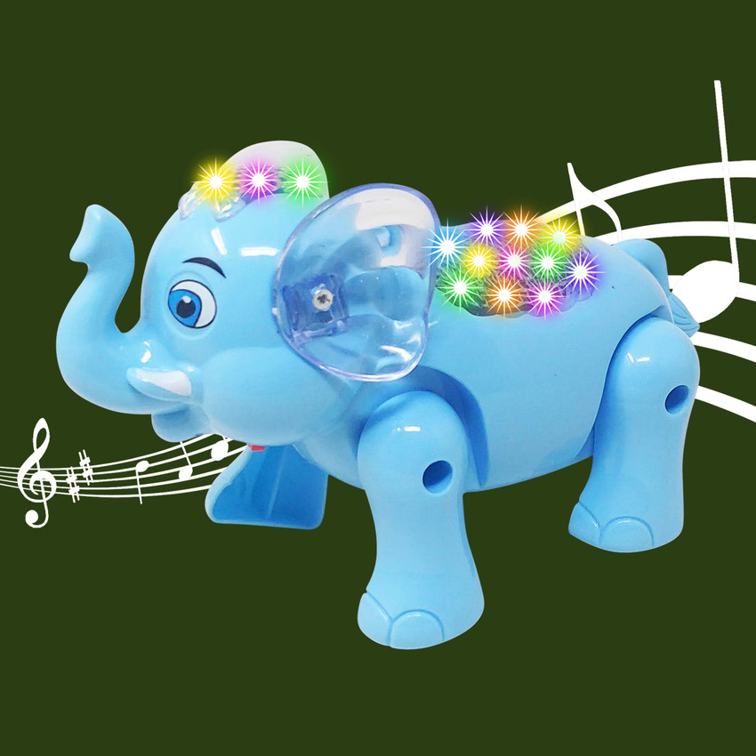 Musical stuffed elephant clearance