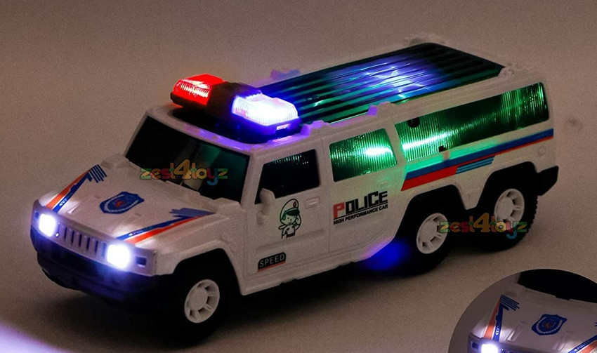 Toy police trucks with lights hotsell