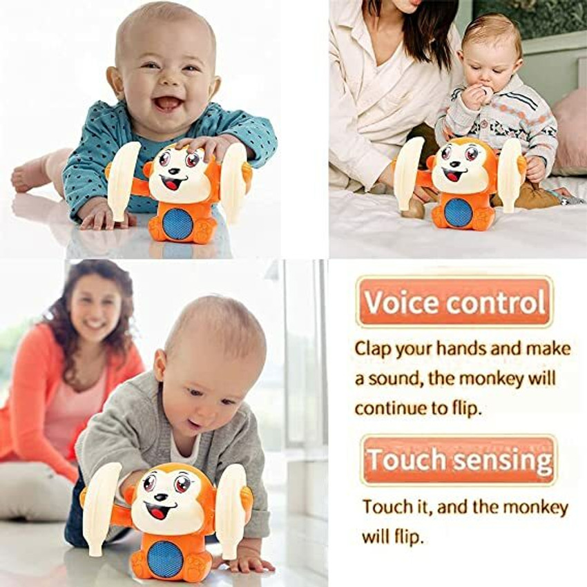 KAVANA Crawling Banana Monkey Baby Toy with Music 3D Lights Crawling Banana Monkey Baby Toy with Music 3D Lights Buy Crawling Baby Toy toys in India. shop for