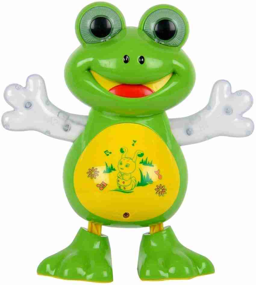 Pepstter Musical and Dancing Frog Toy with Lights Walking Toys