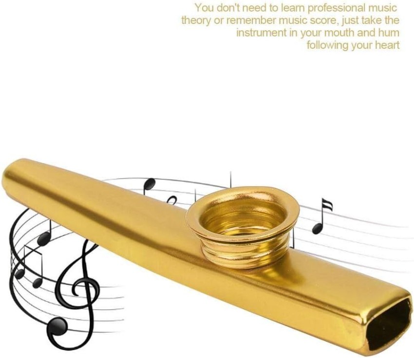 DawnRays Kazoo Musical Instrument Mini Fart Flute Aluminum Musical