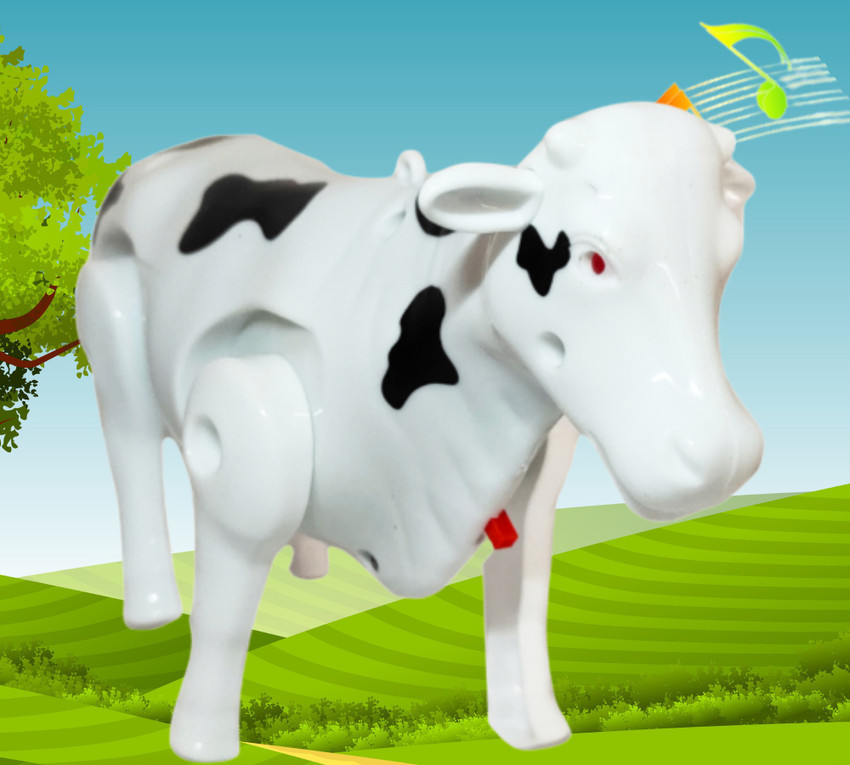 The cow says toy top