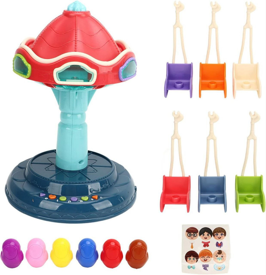 venimall Amusement Park Rotating Ferris Wheel Toy with Music and