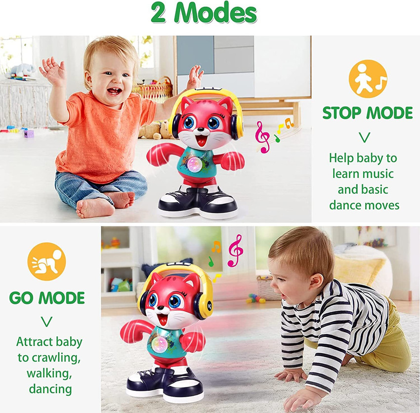 FUNABLO Baby Toys 12 18 Months Dancing Cat Toddlers Toys for 1