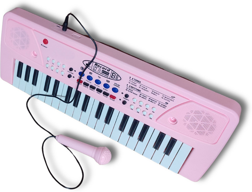 Pink toy keyboard on sale