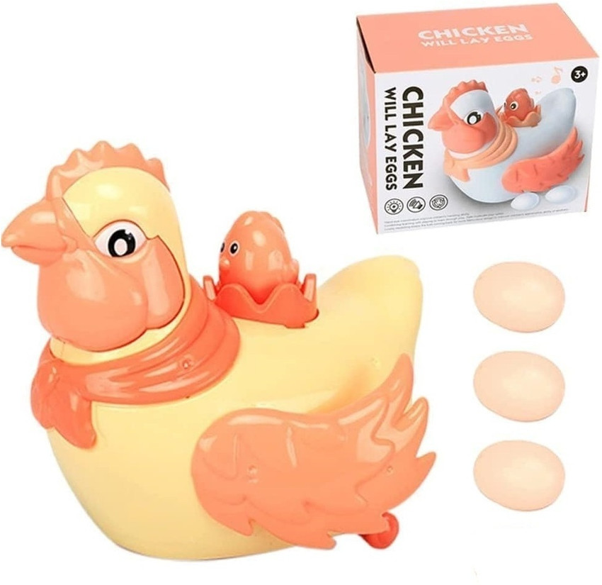 Easter chick toy that lays eggs discount