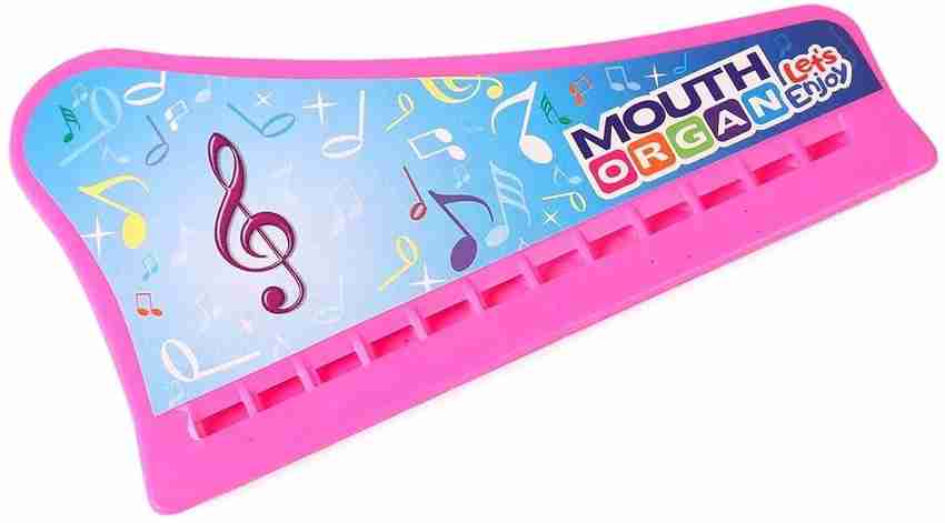 Toy mouth organ outlet