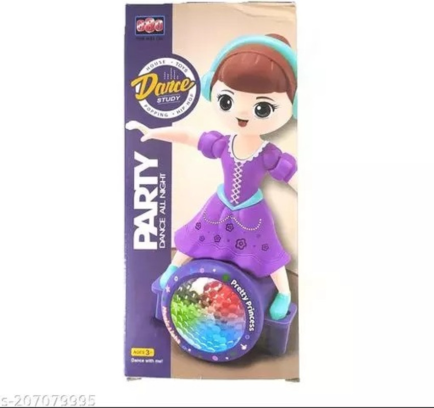 V Fashion 360 Musical Dancing Doll Girl with Lights Music Toys