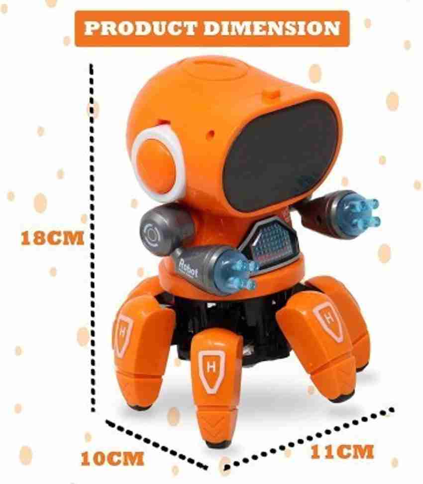 Orange robot toy best sale