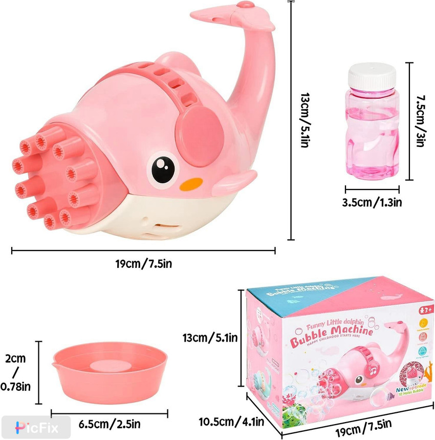 Fish bubble gun with music deals