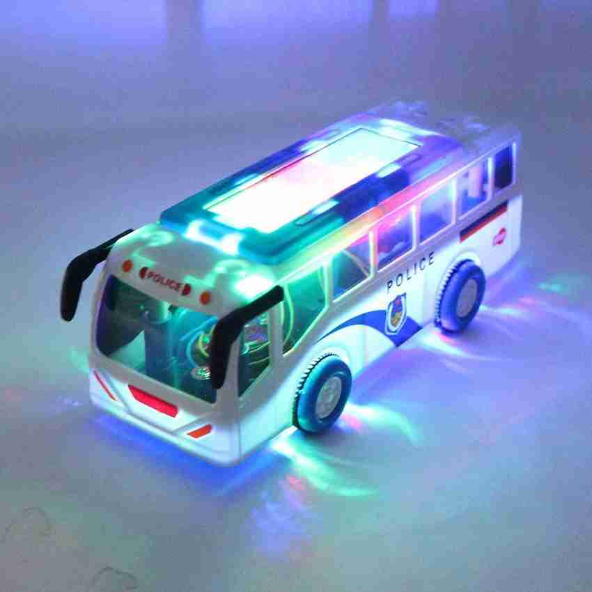 Smartcraft Exclusive Police Bus Toy Car for 2 3 4 5 Year Old Kids
