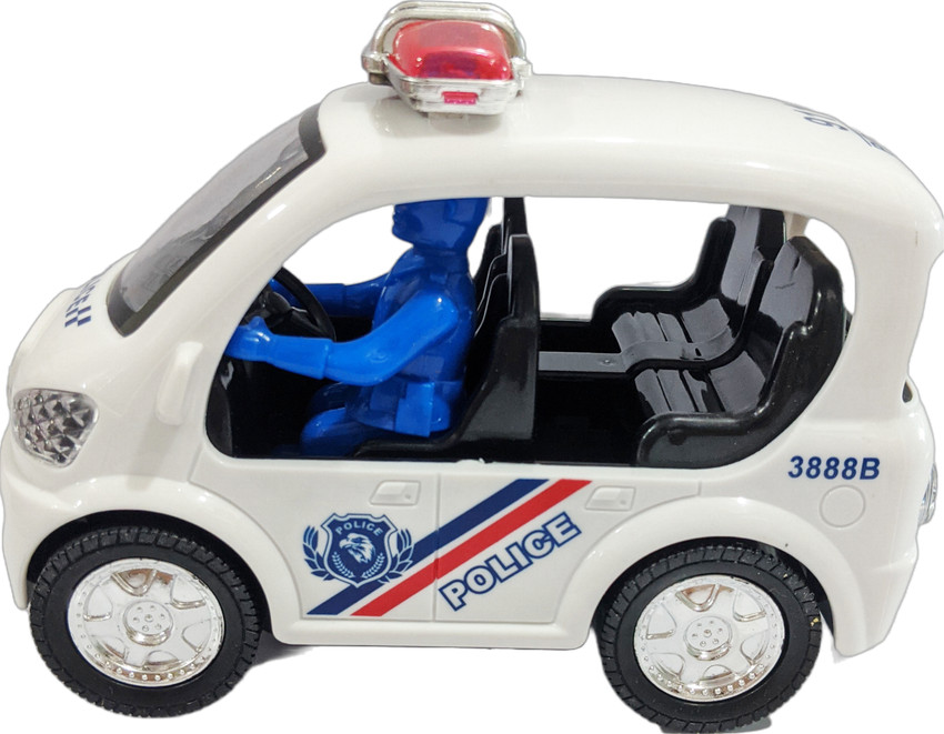 Police car toy with flashing lights hot sale