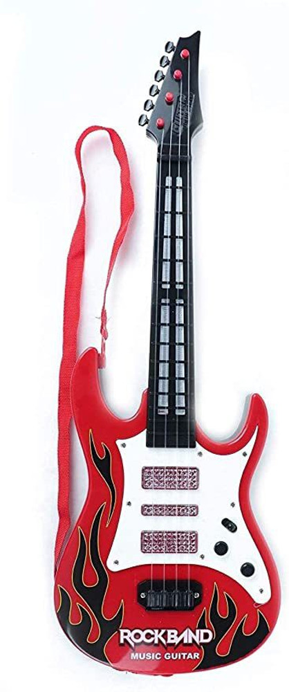 Sakshu Toys Music and Lights Guitar Toy Rockband Musical Instrument Guitar Toy Music and Lights Guitar Toy Rockband Musical Instrument Guitar Toy Buy guitar toys in India. shop for Sakshu