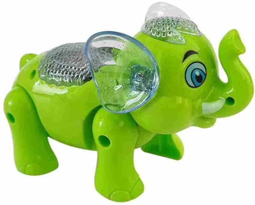 PRIMEFAIR Musical Elephant Toy Walking Funny Elephant Toy for
