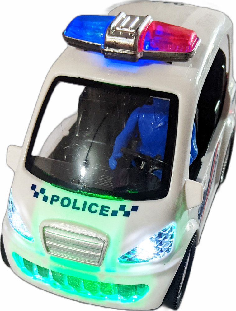 Police car toy with flashing lights store
