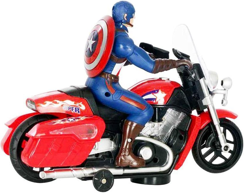 lifestylesection Bump and Go Avenger Captain America Bike Toy