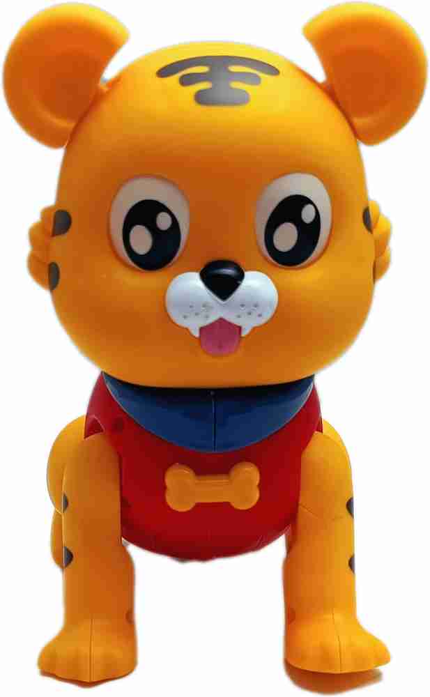 Khilona Emporium New Walking And Jumping Tiger Toy With Lights And Music Toys For Kids New Walking And Jumping Tiger Toy With Lights And Music Toys For Kids