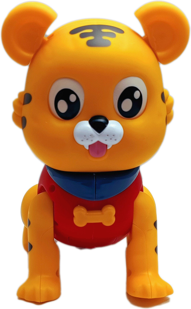Khilona Emporium New Walking And Jumping Tiger Toy With Lights And
