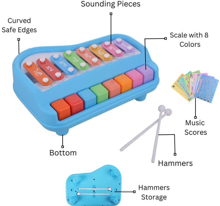 2 in 1 xylophone piano new arrivals