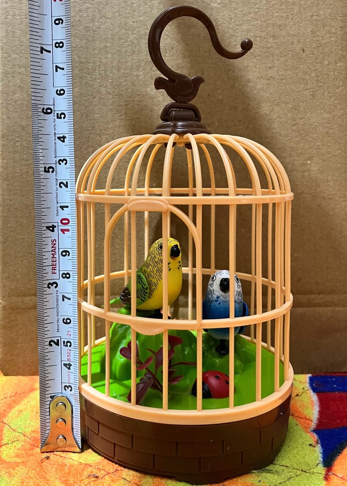 valuableplus Beautiful Bird Pet Toy in Hanging cage with Musical