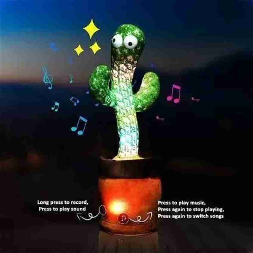 FASTFRIEND Mimicry Toy Cactus with Lights and Music Repeat and Record Musical Toy Gree Mimicry Toy Cactus with Lights and Music Repeat and Record Musical Toy Gree Buy