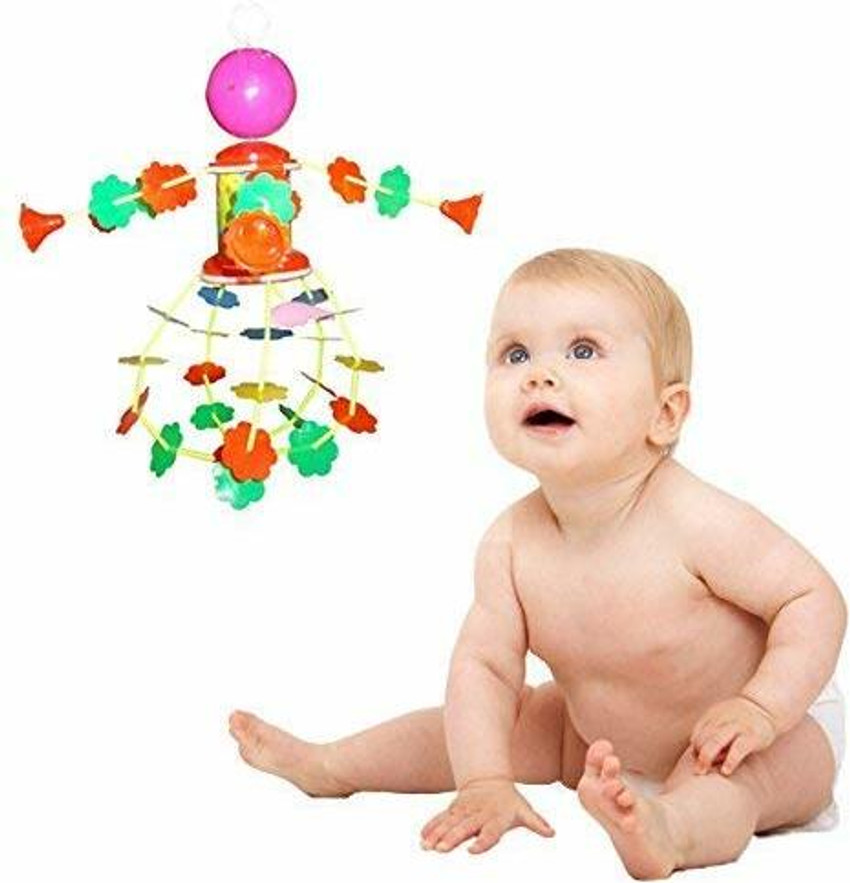 PRIMEFAIR Plastic Musical Merry Go Round Jhoomer Toy with Soothing