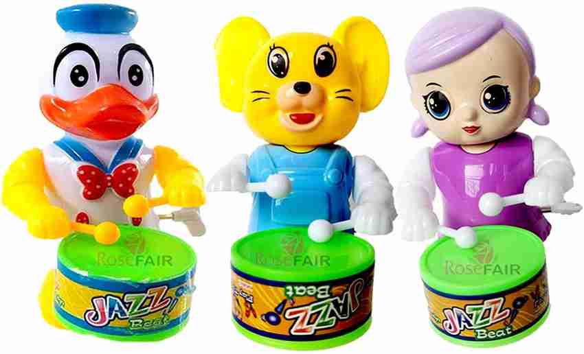 PRIMEFAIR Drummer Toys for Kids Key Operated Toy for Baby with Drumming Dancing Action Toy Drummer Toys for Kids Key Operated Toy for Baby with Drumming Dancing Action Toy Buy Baby Musical