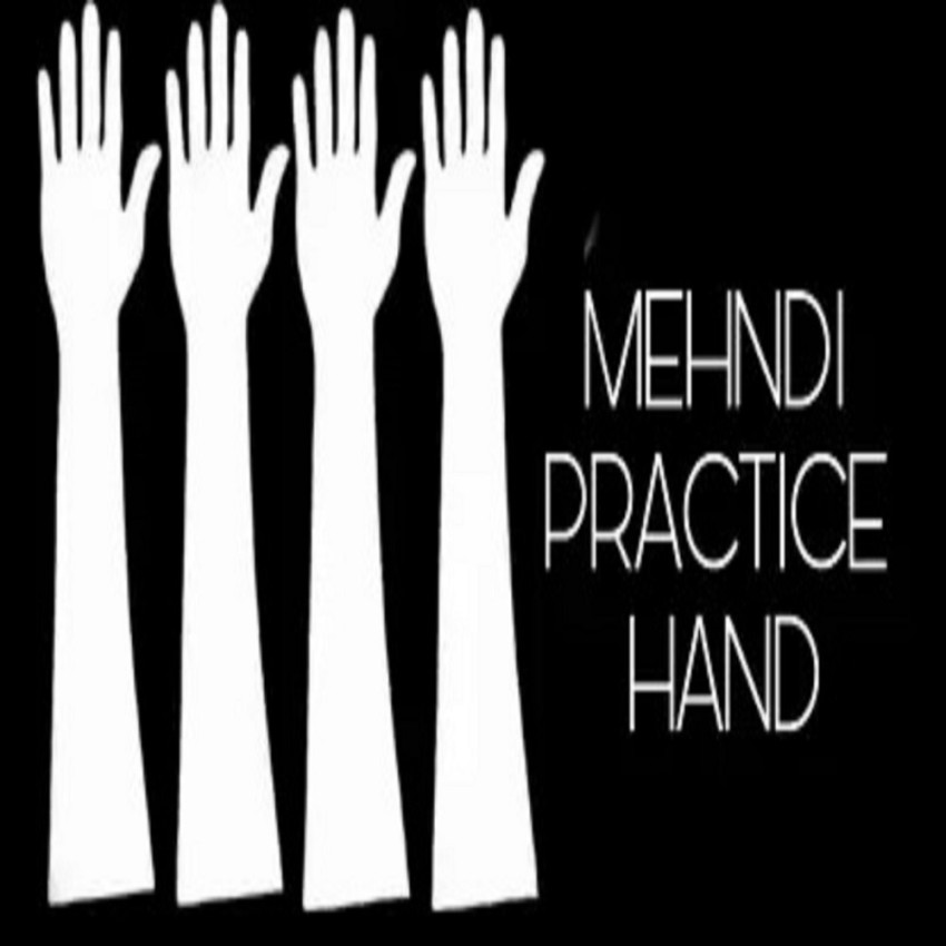 Indissoluble ACRYLIC MEHNDI PRACTICE HAND BOTH SIDE REUSABLE PACK OF 4 -  Price in India, Buy Indissoluble ACRYLIC MEHNDI PRACTICE HAND BOTH SIDE  REUSABLE PACK OF 4 Online In India, Reviews, Ratings