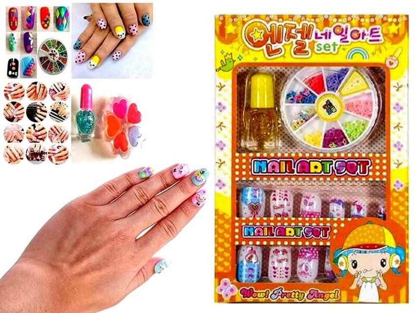 Nail art shop set for girls