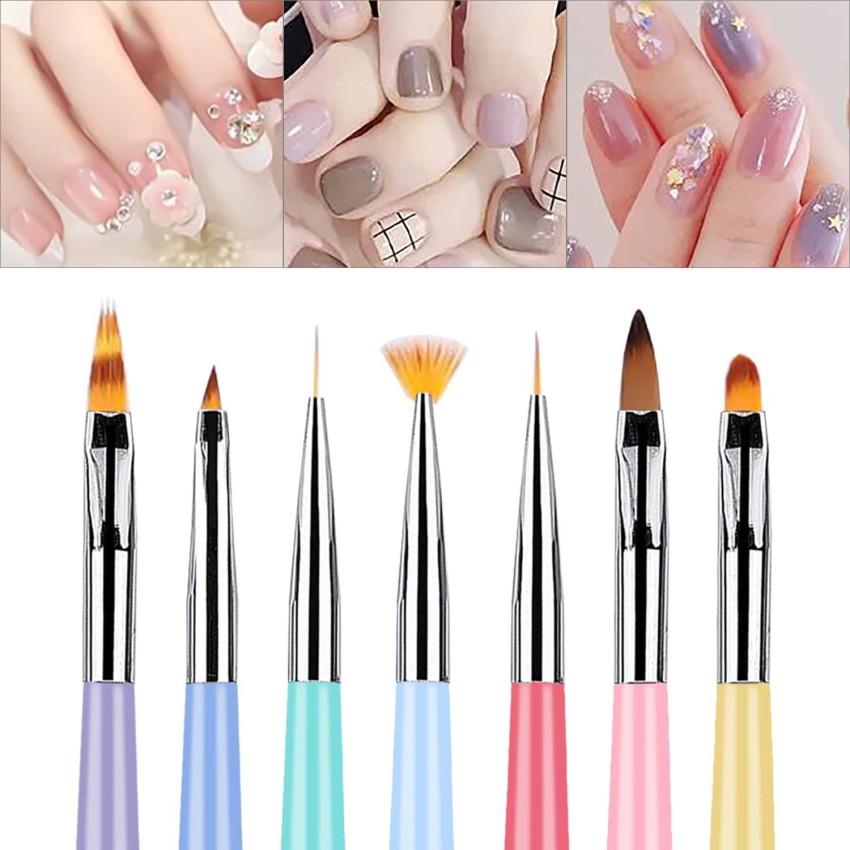 Buy Saviland 5pcs Acrylic Nail Brush for Acrylic Powder Size 4681012  Professional Nail Art Brushes Set Wood Handle Nail Brushes for Acrylic  Application Nail Extension Carving Online at Low Prices in India 
