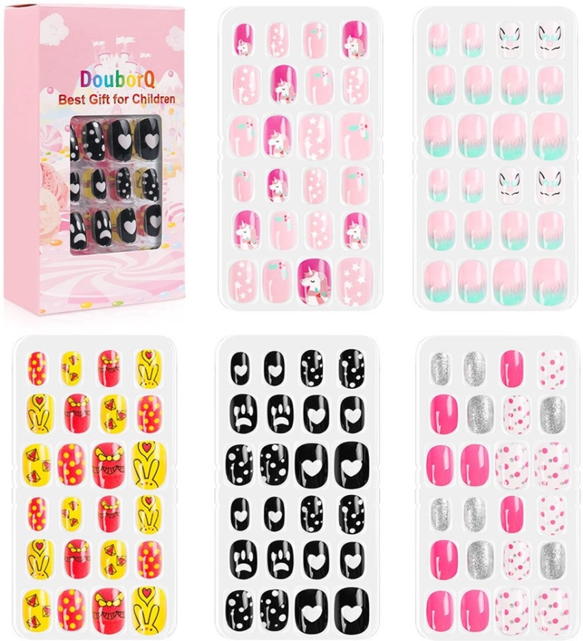 Amazon.com: Halloween Press on Nails Short Square Fake Nails Halloween  Elements Pumpkin Ghost Design Full Cover Matte Stick on Nails Acrylic  Artificial Glue on Nails for Women and Kids 24 Pieces :