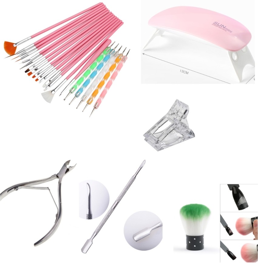 Nail Art Kit, Nail Design Kit with Nail Art Brushes, Nail Dotting Tools for  Women Teens Beginners Professionals - Walmart.com