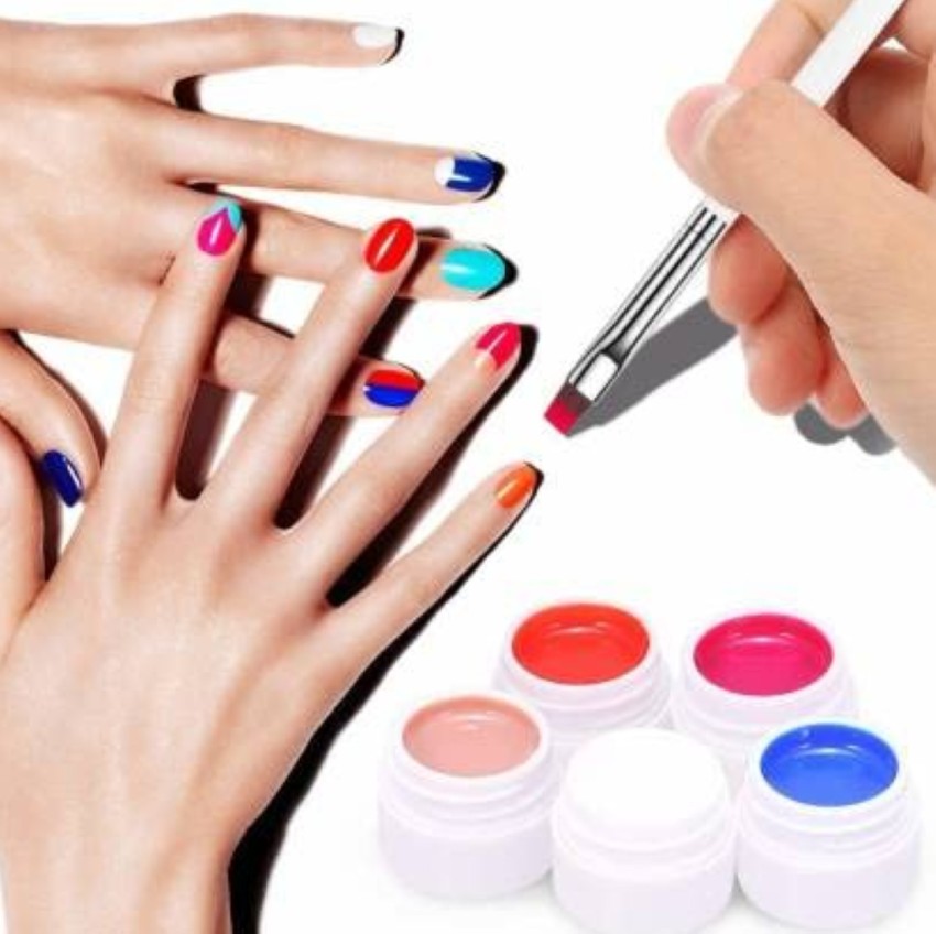 AZUREBEAUTY 6 Colors Spider Gel,Matrix Gel with Gel Paint Design Nail Art  Wire Drawing Nail Gel for Line,Require LED UV Nail Dryer Lamp(White Black  Red Gold Sil… | Gel nail art designs,