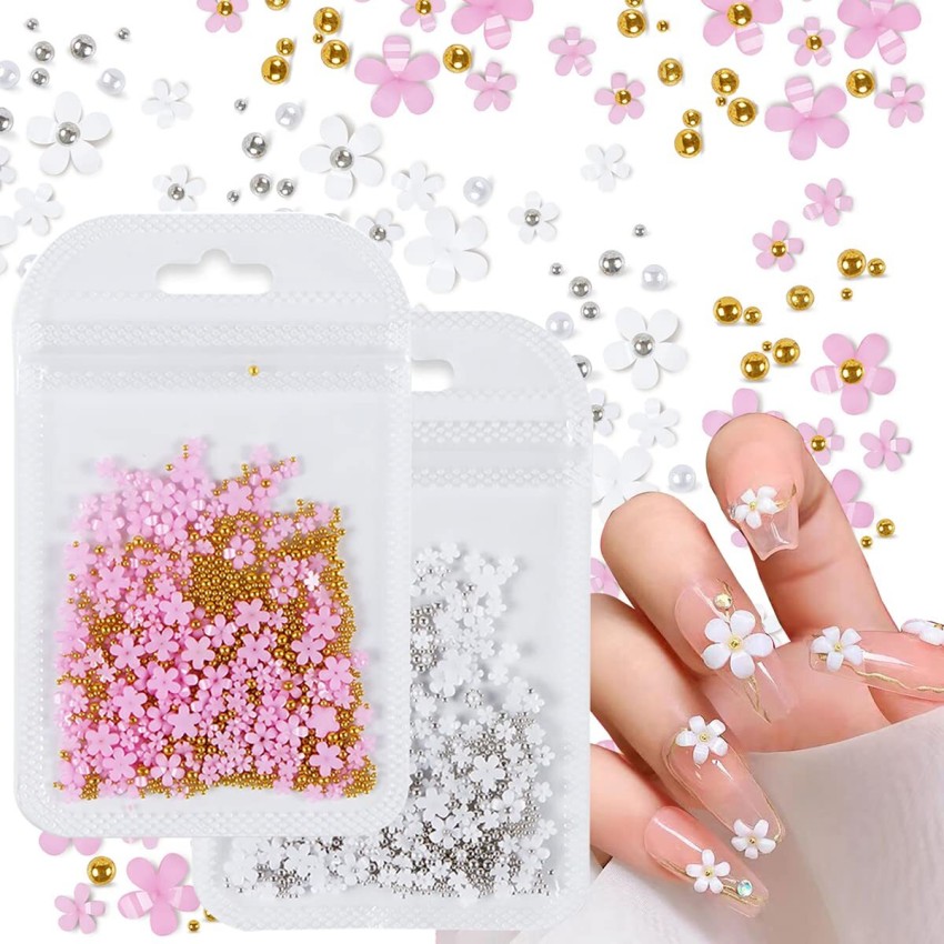 Med Tech. Запись со стены. | 3d flower nails, White acrylic nails, Flower  nails