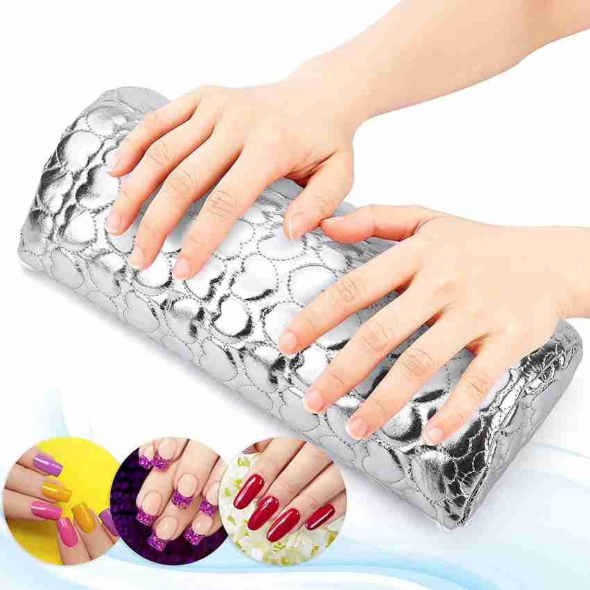 Nail Arm Rest for Acrylic Nails - Hand Rest for Professional Nail Technician - Nails Armrest Table with Pillow Cushion and Hand Holder for Manicure