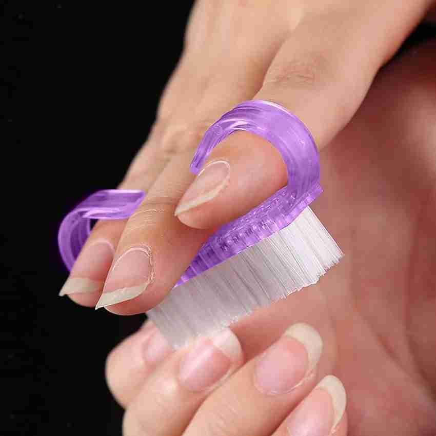 24-piece Set Of Handle Grip Nail Brush, Toe And Nail Cleaner