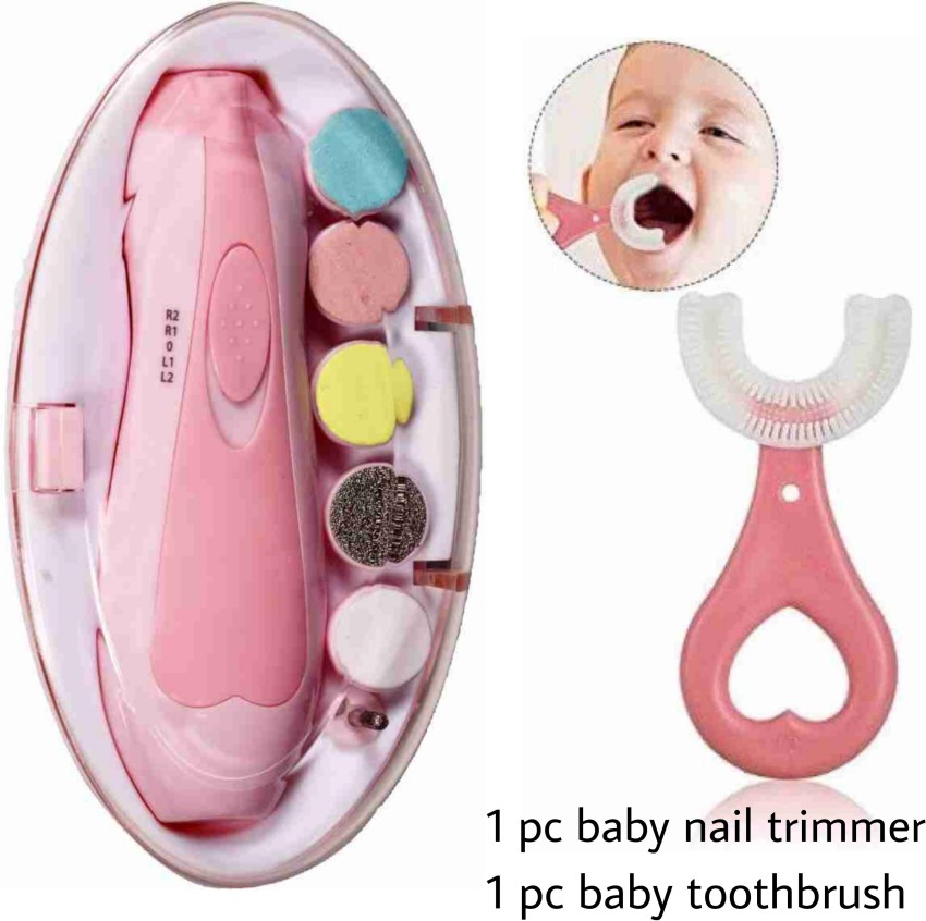 Newborn Electric Nail Trimmer Kid Nail Polisher Tool Infant Manicure Scissors  Baby Hygiene Kit Baby Nail Clipper Cutter #WO