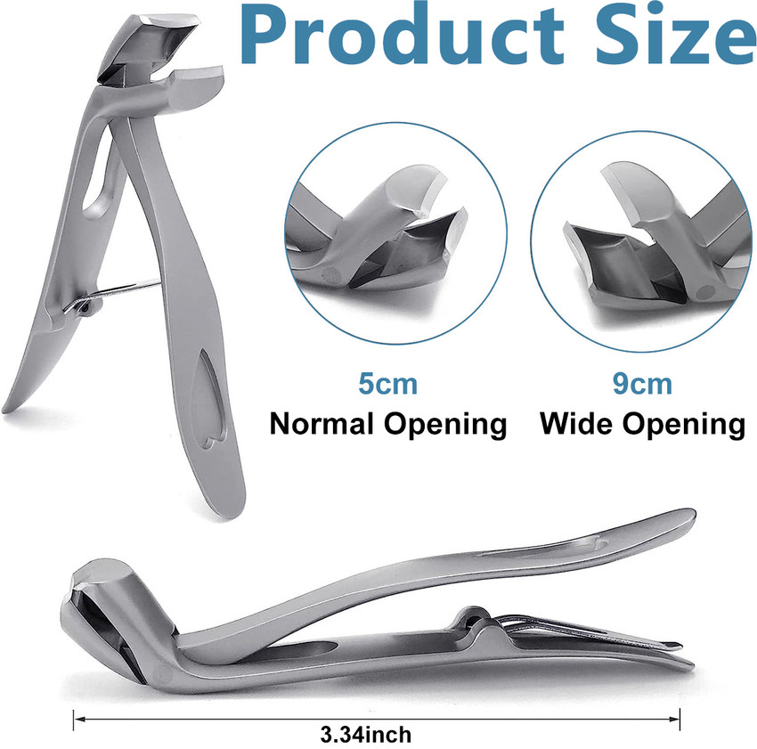 Angled nail clippers store