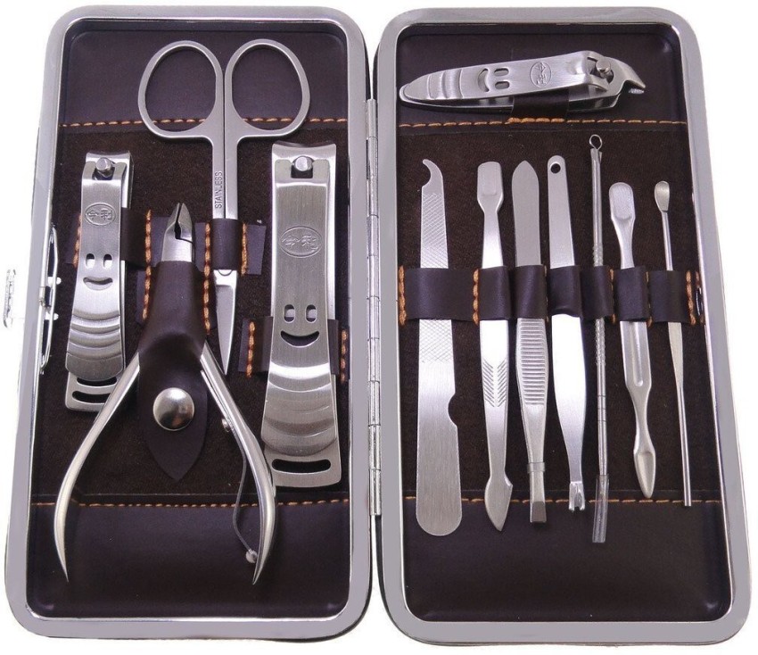 Manicure Tools Set For Nail Care On White Desk Background Top View Mock Up  Stock Photo, Picture and Royalty Free Image. Image 112960385.