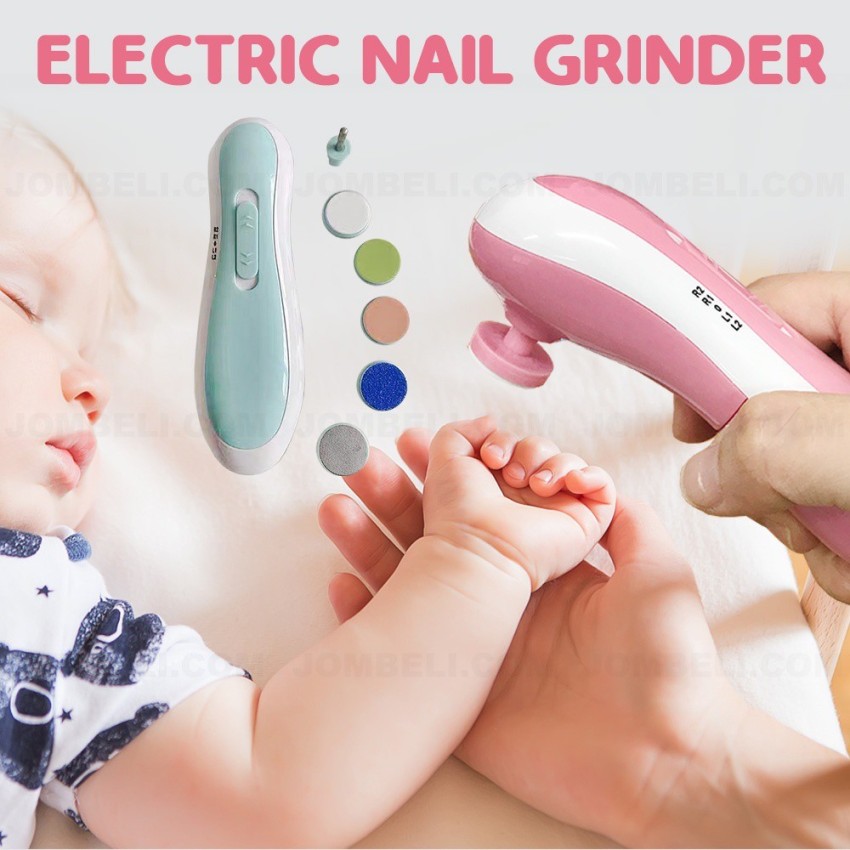 Amazon.com : 6 in 1 Electronic Baby Nail Clipper File Safe Grinding Heads Nail  Trimmer Set for Newborn Manicure (Pink) : Baby