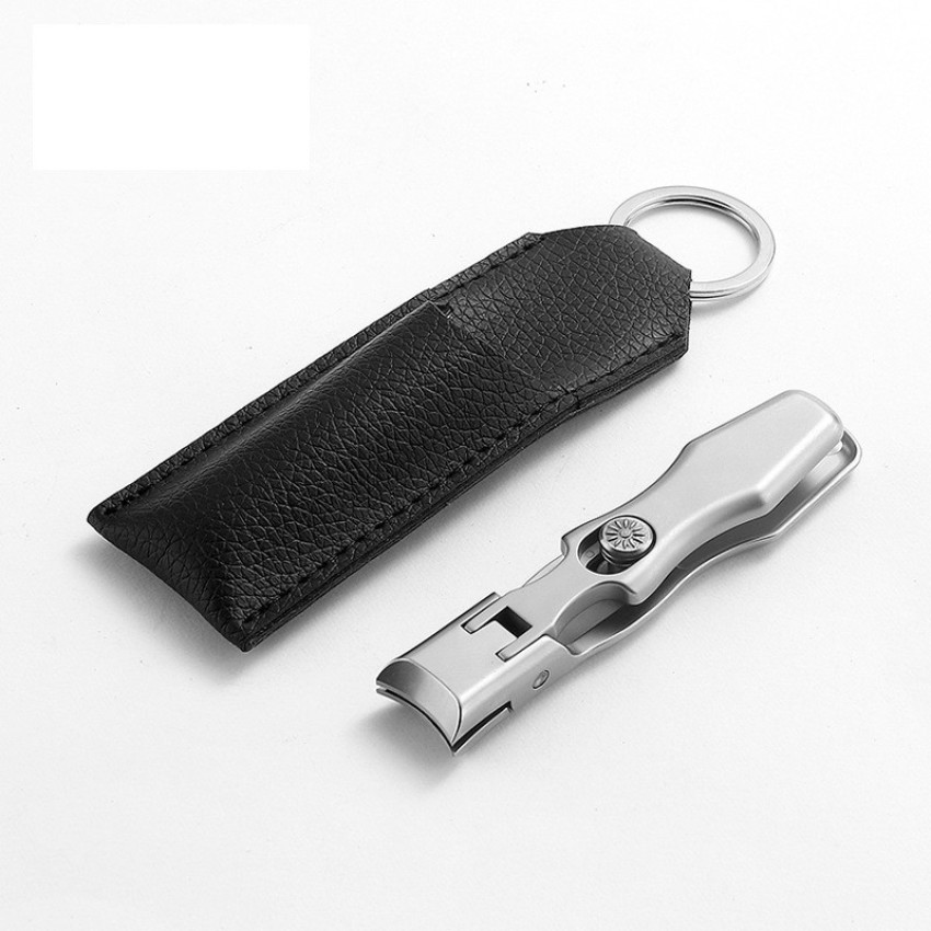 1Pcs Stainless Steel Nail Clippers With Magnifying Glass Toenail