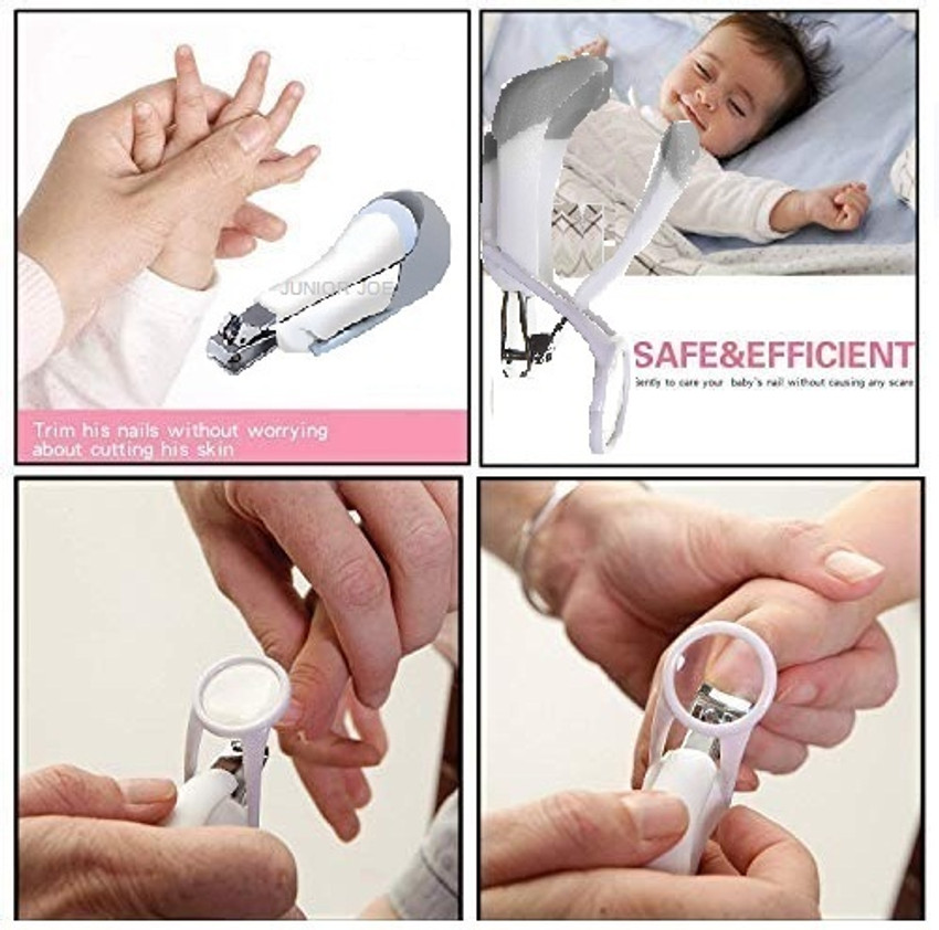 Baby nail clippers with shop magnifying glass and light
