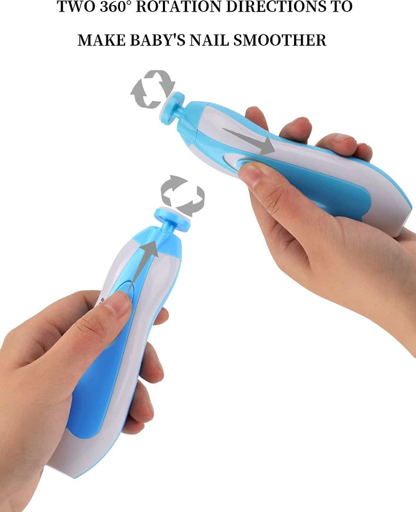 Newborn Electric Nail Trimmer Kid Nail Polisher Tool Infant Manicure  Scissors Baby Hygiene Kit Baby Nail Clipper Cutter #WO