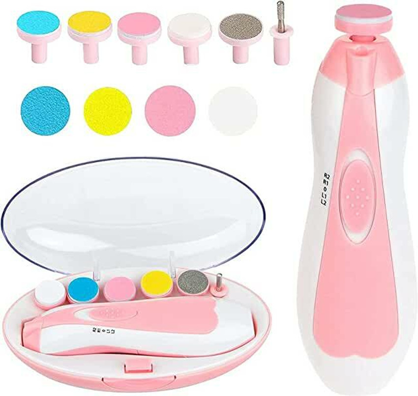 Showell New Baby Nail File Electric Baby Nail Trimmer Heads Safe