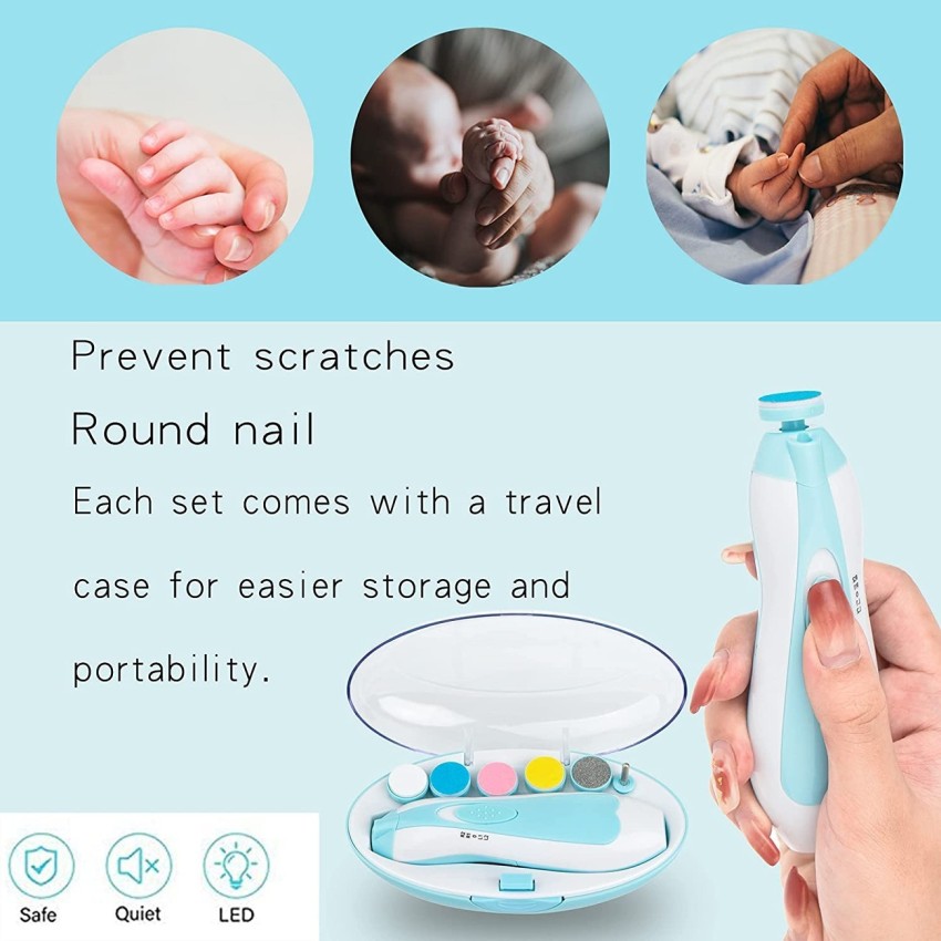 Amazon.com: Baby Grooming Kit Baby Essentials - Hairbrush, Nail Clipper,  Body Thermometer,Nasal Aspirator, Med feed, Comb, Nail Trimmer Baby Care  Products Blue : Baby