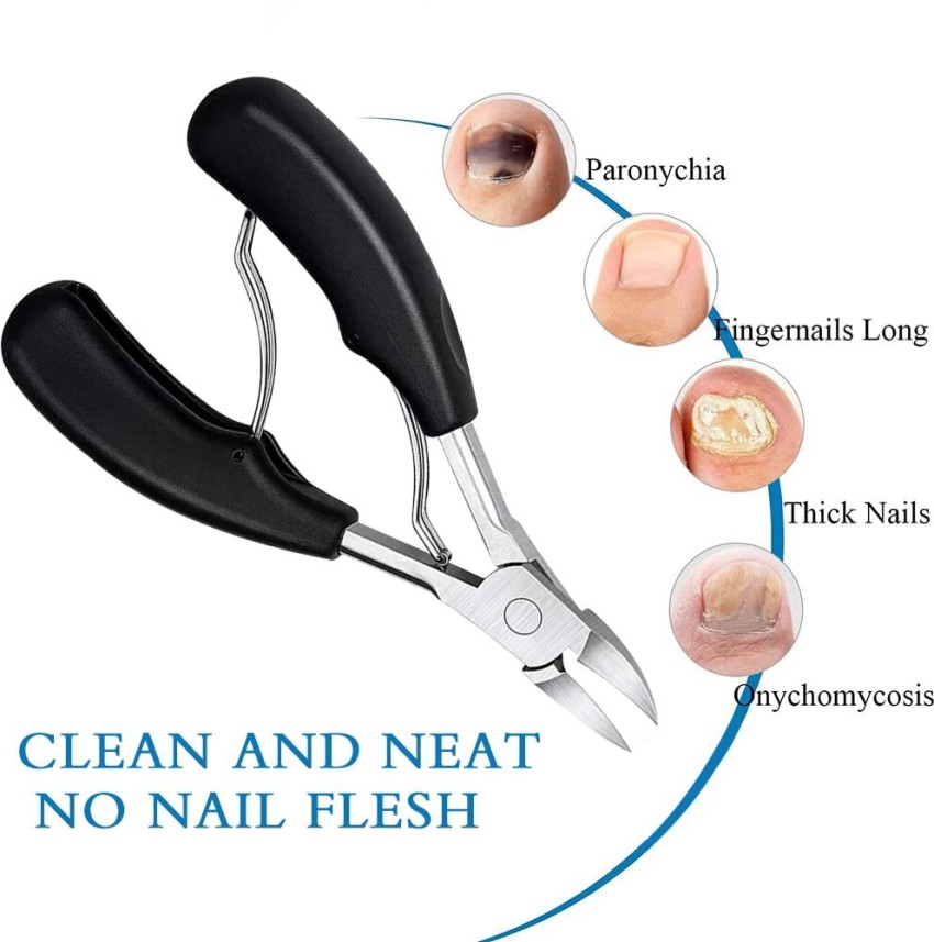 Buy German Quality Moon Shape Nipper Clippers Thick Toe Nail Online in  India 