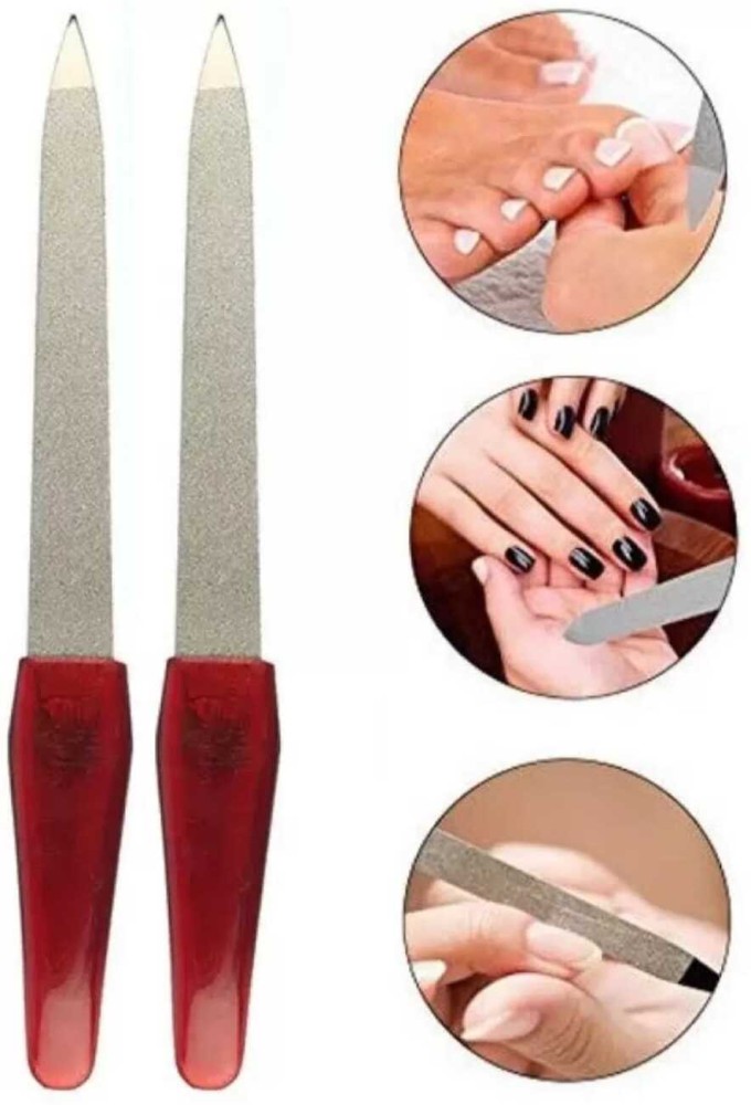 Amazon.com : FRCOLOR 18 Pcs Metal Nail File Nail Files Finger Nail Shaper  Metal Remover Foot Skin Grater Metal Nail Art File Natural sponges Nail  Trimmers Metal Sand Crusty Stainless Steel :