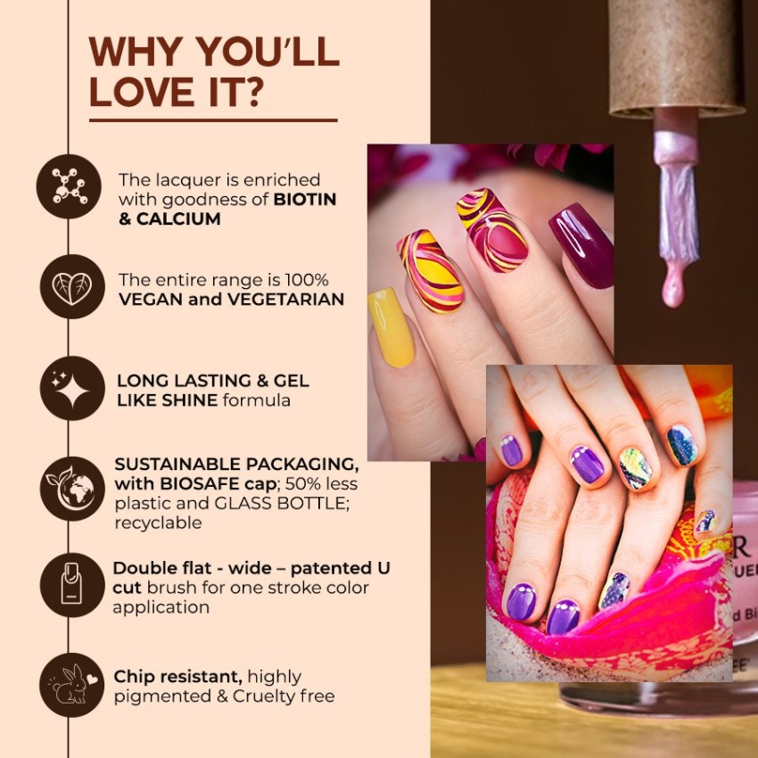 Buy Colorbar Nail Lacquer, French Rose, 12 ml Online at Low Prices in India  - Amazon.in